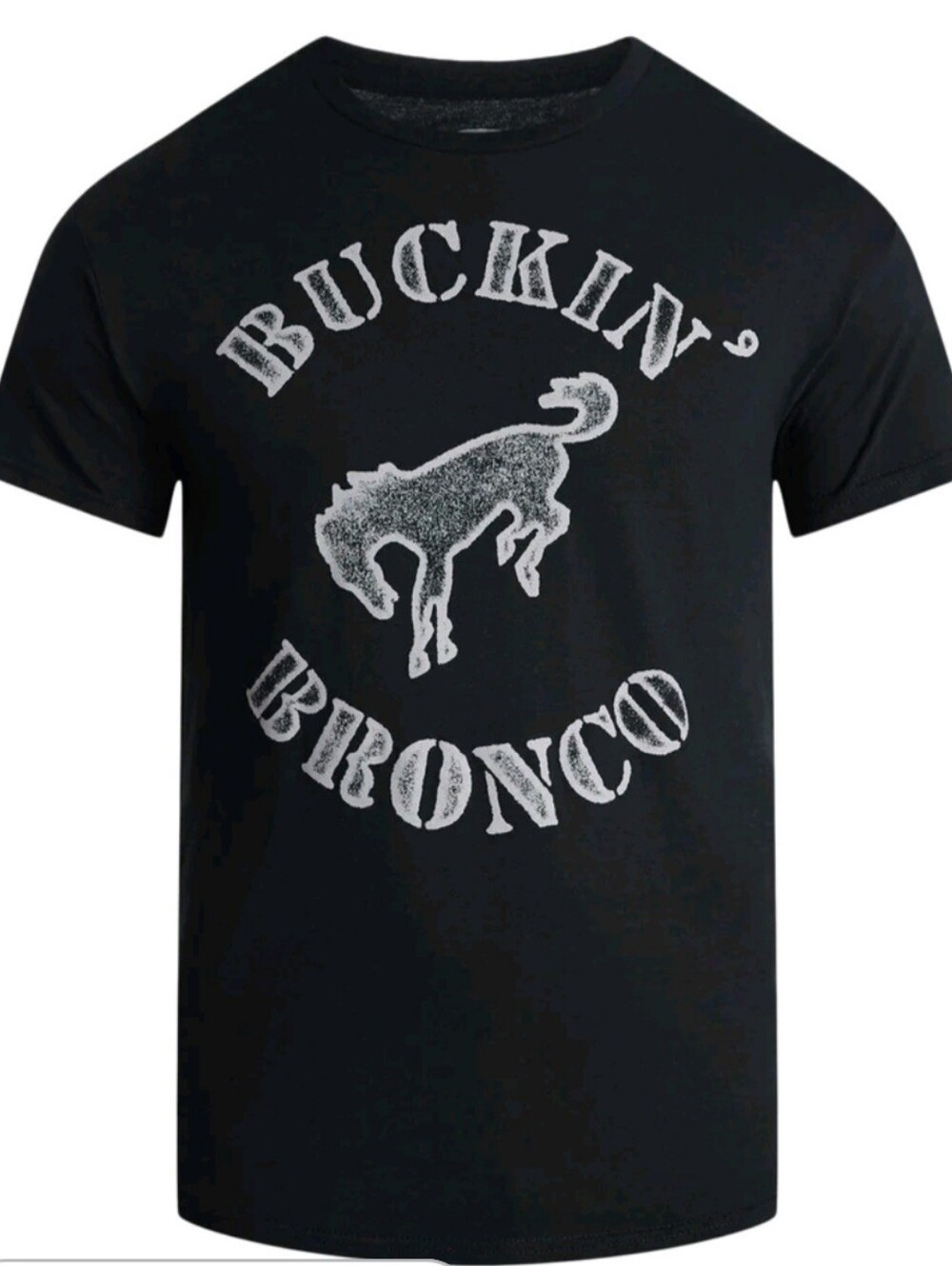 Ford Buckin Bronco Western Graphic T-Shirt Mens XL Black Licensed Truck Tee NWT